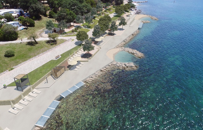 Plaža Valkanela sjever